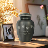 Classic Pet Slate Paws Cremation Urn In Medium
