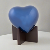 Arielle Heart Keepsake Urn in Sky Blue