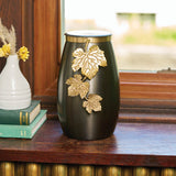 Golden Leaves Full Size Cremation Urn