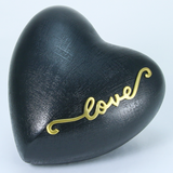 Slate Enduring Love Heart Urn in Large