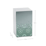 Impressions Pewter Cremation Urn With Green Mosaic