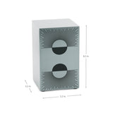 Impressions Pewter Cremation Urn with Double Horizon