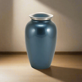 Classic Midnight Blue Cremation Urn in Large