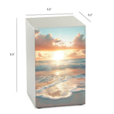 Memorial Oceanside Tribute Full Size Cremation Urn in Pewter