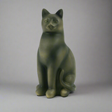 Grand Cat Cremation Urn In Sable