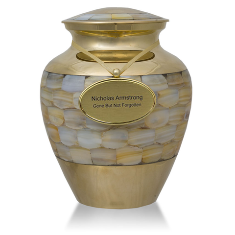 Mother of Pearl Cremation Urn In Small