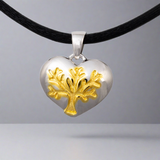 Tree of Life Heart Cremation Pendant in Sterling Silver