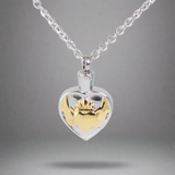 Golden Claddagh Cremation Pendant