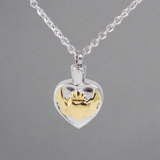 Golden Claddagh Cremation Pendant