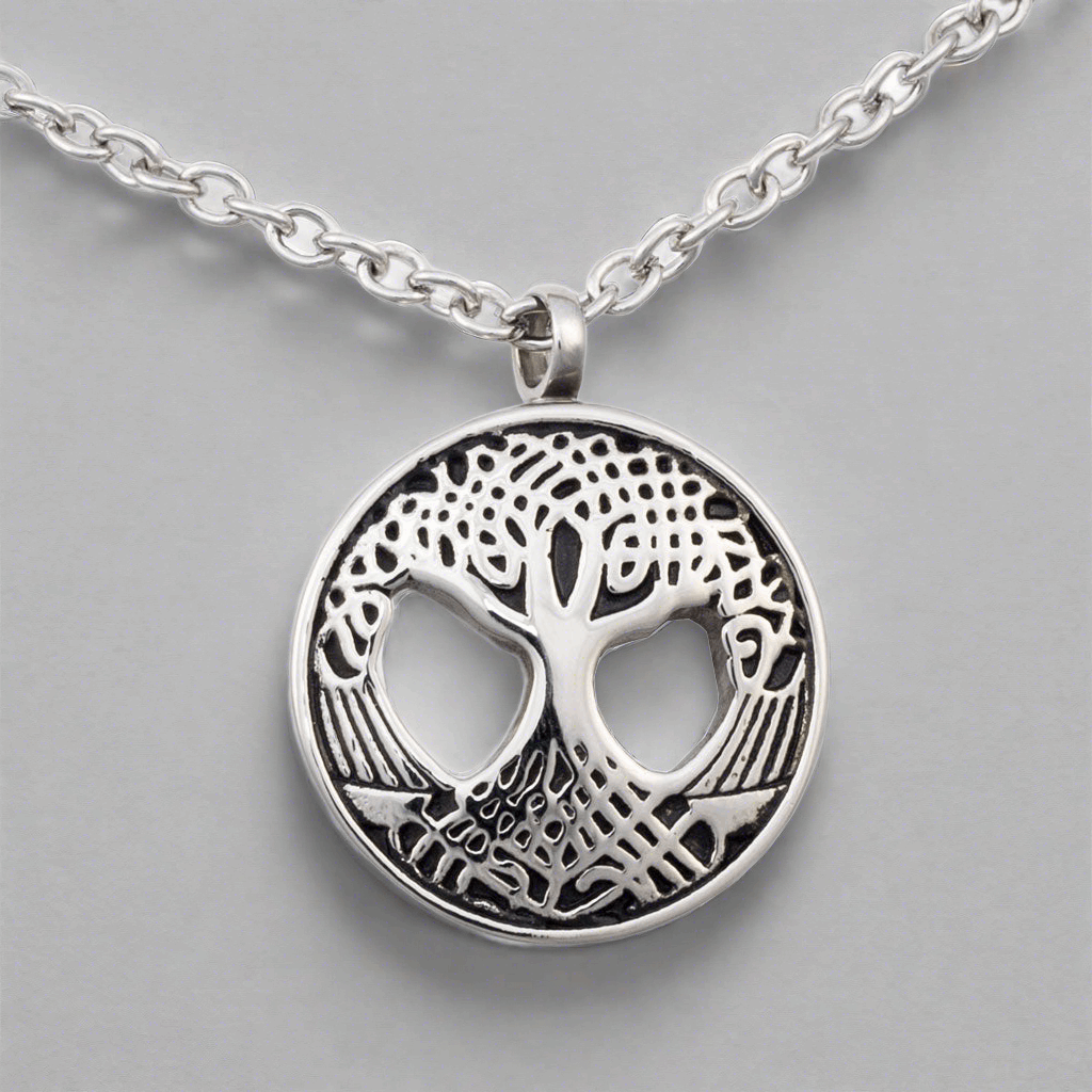 Cremation Urn Necklace - Sacred Tree