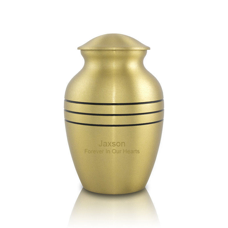 Classic Bronze Cremation Urn - Extra Small