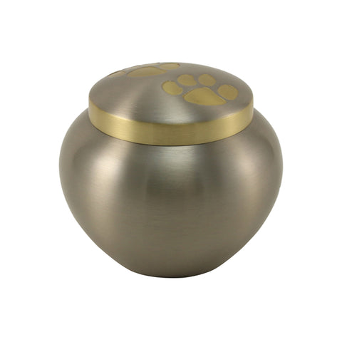 Extra Small Odyssey Pet Urns - Pewter