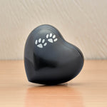 Arielle Slate Pet Paw Heart Keepsake Cremation Urn for Pets