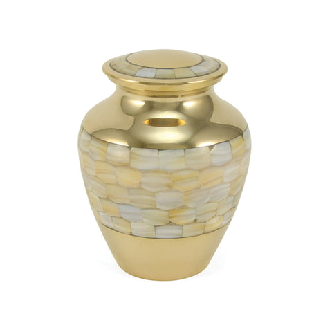 Mother of Pearl Cremation Urn In Small