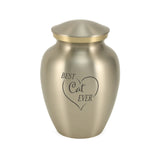 Classic Expressions: "Best Cat Ever" Pewter Pet Urn In Petite