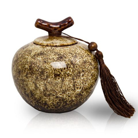 Branch Ceramic Cremation Urn in Small