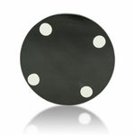 Midnight Marble Cremation Urn Circular Keepsake Box - Small