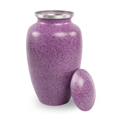 Two-Tone Lilac Classic Cremation Urn - Large