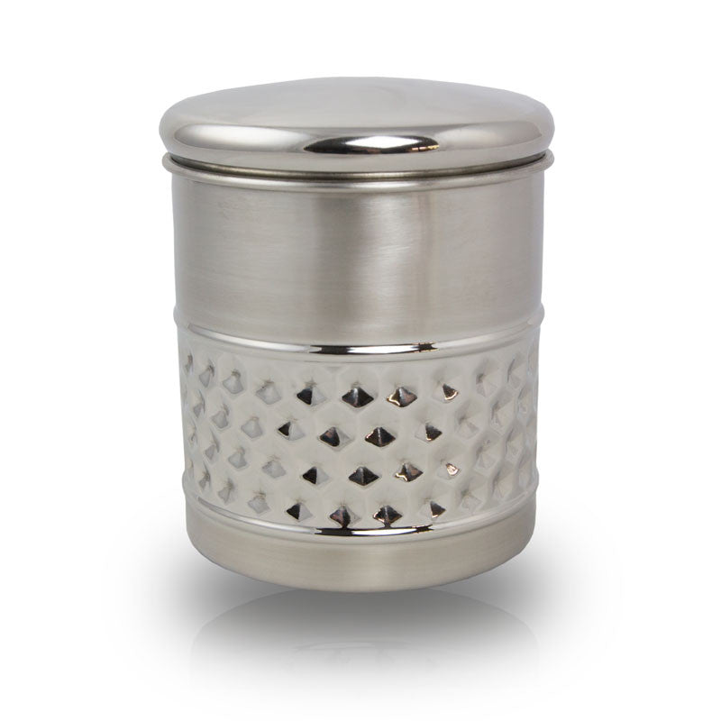 Metal Pet Cremation Urn - Diamond Band