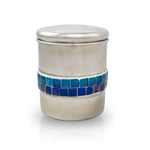 Metal Pet Cremation Urn - Ocean Mosaic