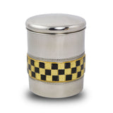 Metal Pet Cremation Urn - Golden Luxury