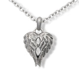 Companion Cremation Jewelry Pendant Necklace - Angel Wings