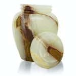 Alpine Green Marble Urn - Extra Small