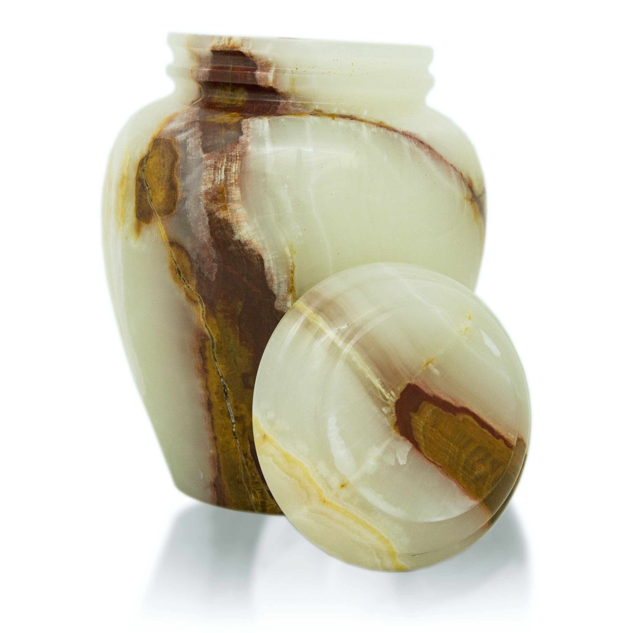 Alpine Green Marble Urn - Extra Small