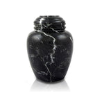 Extra Small Noire Black Marble Cremation Urn
