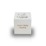 Baby White Teddy Bear Infant Cremation Urn