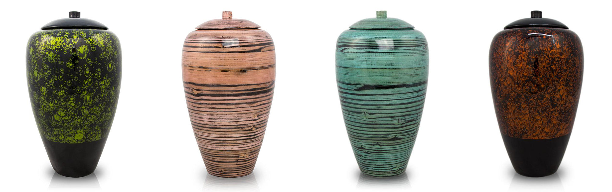 Resilient, Graceful Bamboo Urns