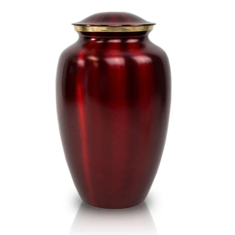 Crimson Red Cremation Urn - Large main image
