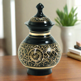 Timeless Black Pet Urn in Medium