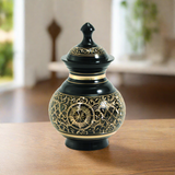 Timeless Black Pet Urn in Extra Small