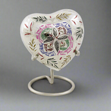 Lattice Heart Keepsake Urn