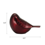Crimson songbird dimensions