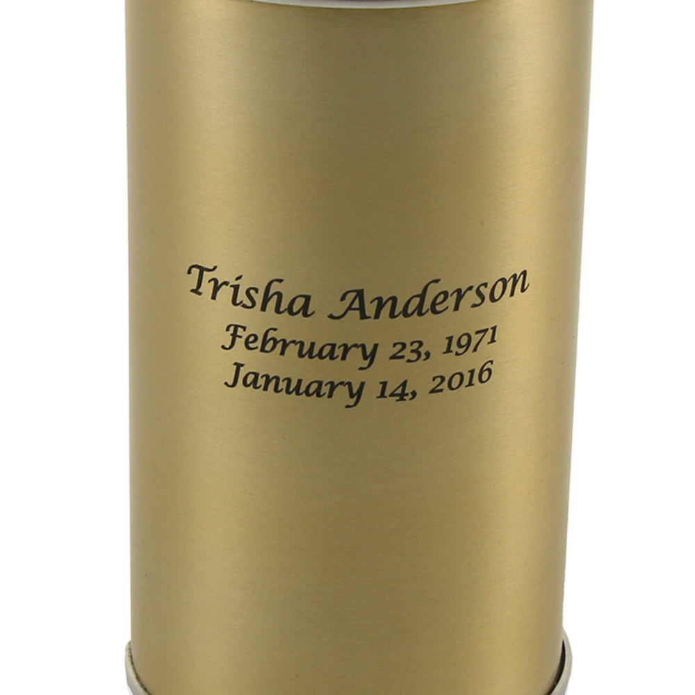 Memory Light Keepsake Bronze personalization image.