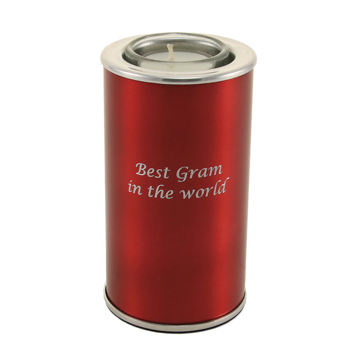 RU2774 Memory Light Keepsake Crimson with engraving.