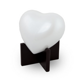 In Our Hearts Infant Cremation Urn In Pearl White