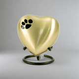 Classic Bronze Paw Keepsake Urn