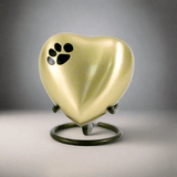 Classic Bronze Paw Keepsake Urn