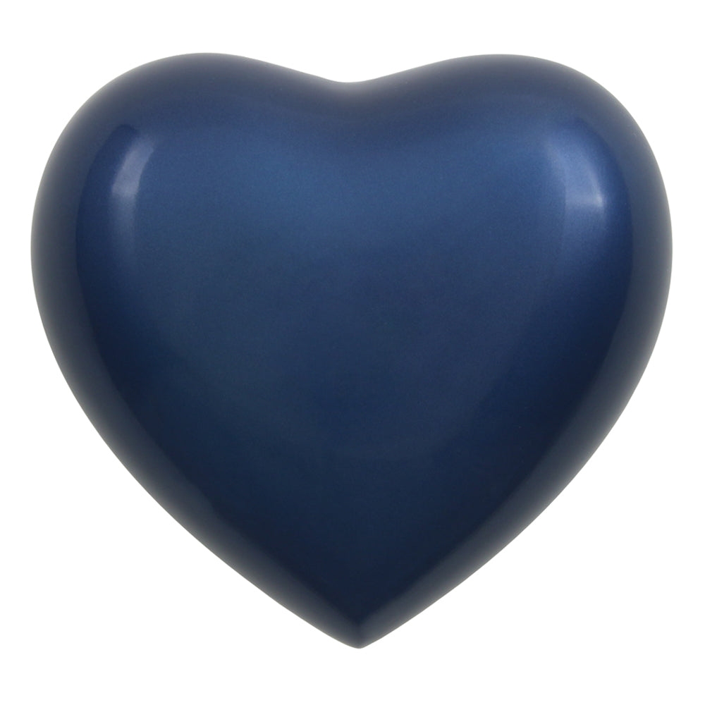 Arielle Heart Cremation Urn - Sky Blue 
