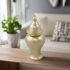 Shiny Brass Pet Urn in Extra Small