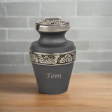 Rustic Pewter Keepsake Urn