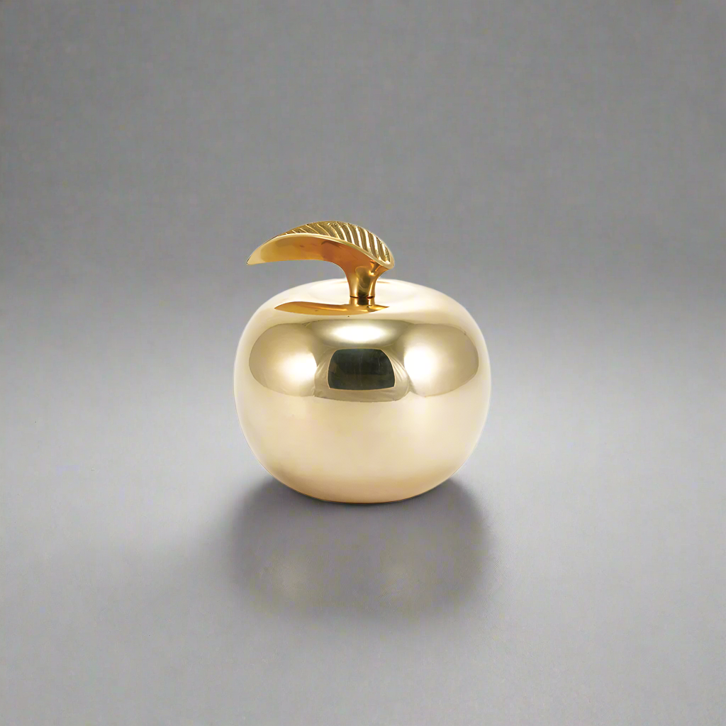 Gold Brass Apple Sympathy Gift – OneWorld Memorials Gold Brass Apple Sympathy Gift – OneWorld Memorials