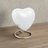 Trinity Pearl Heart Keepsake Urn