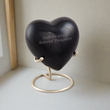 Satori Onyx Heart Keepsake Urn