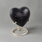 Satori Onyx Heart Keepsake Urn
