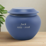 Sapphire Pet Urn In Medium