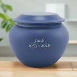 Sapphire Pet Urn In Medium